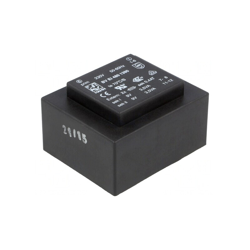 Transformator Încapsulat 7VA 230V 2x9V pentru PCB | Electronic-mag.ro | Componente Electronice Transformator Încapsulat 7VA 230V 2x9V pentru PCB | Electronic-mag.ro | Componente Electronice