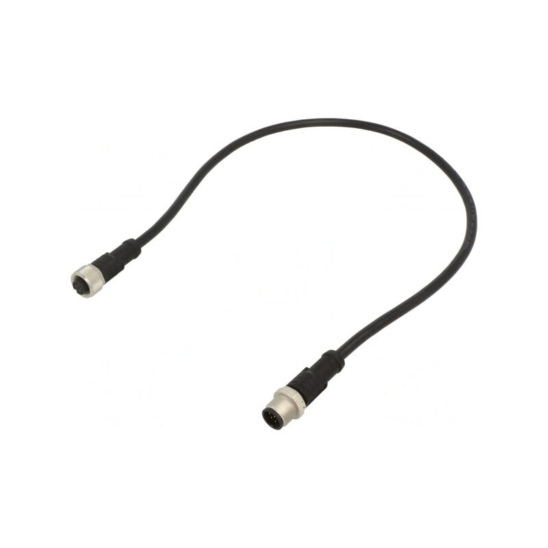 Cablu senzori/automatizări M12 0.5m 8 pini | Electronic-mag.ro | Componente Electronice