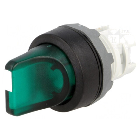 Comutator rotativ 22mm verde IP66 | Electronic-mag.ro | Componente Electronice