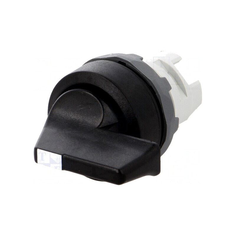 Comutator Rotativ 22mm Negru 3 Poziții | Electronic-mag.ro | Componente Electronice