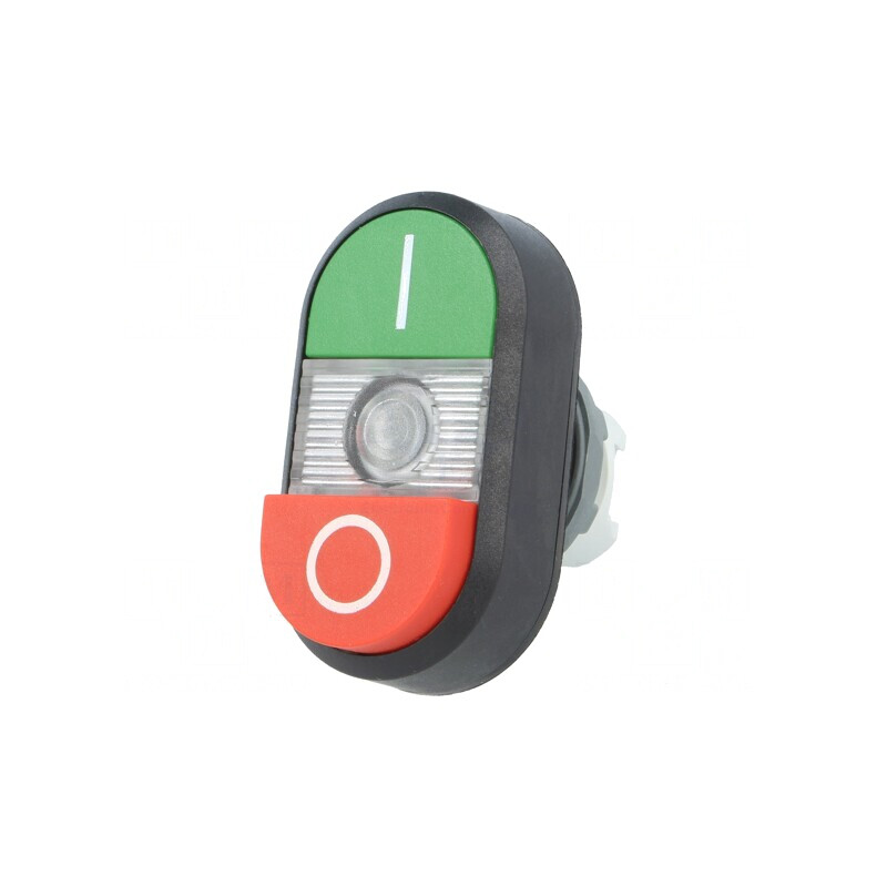 Comutator dublu 22mm verde-roșu IP66 | Electronic-mag.ro | Componente Electronice