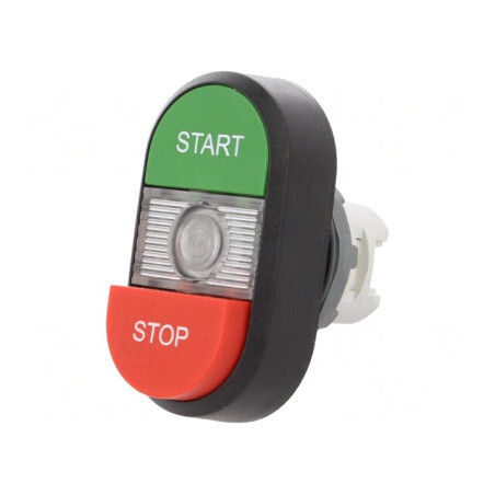 Comutator dublu 22mm verde-roșu IP66 | Electronic-mag.ro | Componente Electronice