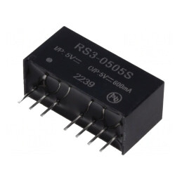 Convertor DC/DC 3W 4.5-9V la 5V 600mA SIP8 | Electronic-mag.ro | Componente Electronice