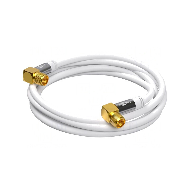 Cablu TV Coaxial 75Ω 10m Alb Cu Mufă Unghiulară F | Electronic-mag.ro | Componente Electronice Cablu TV Coaxial 75Ω 10m Alb Cu Mufă Unghiulară F | Electronic-mag.ro | Componente Electronice