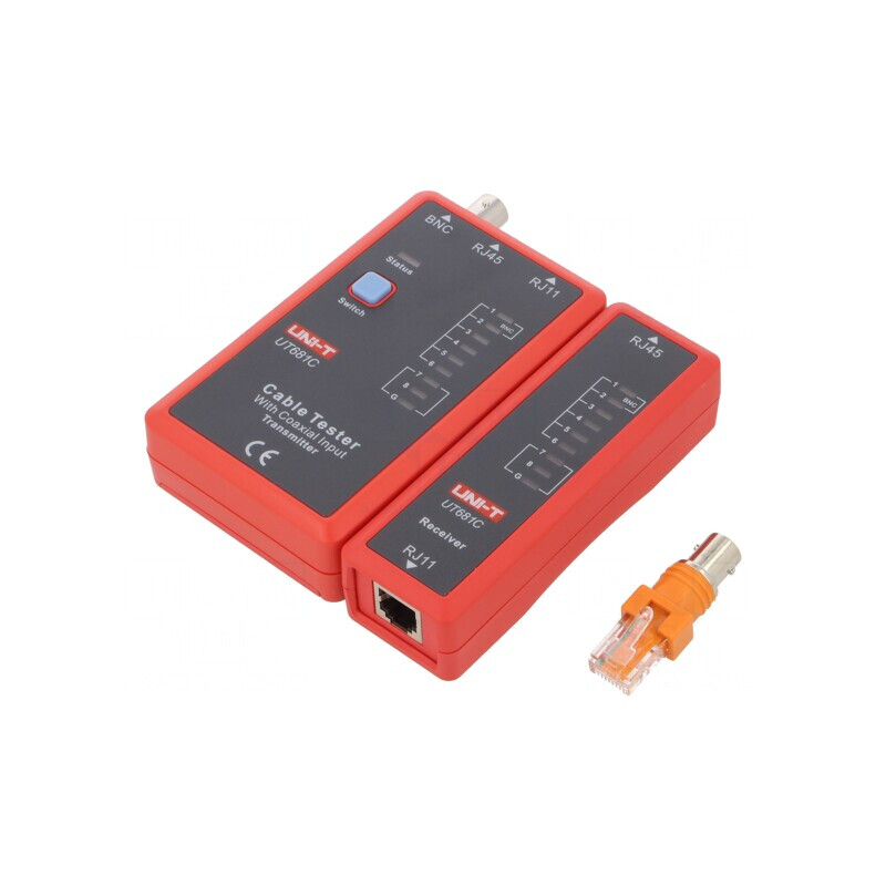 Tester Cabluri LAN LED RJ11 RJ45 cu Adaptor BNC UT681C | Electronic-mag.ro | Componente Electronice Tester Cabluri LAN LED RJ11 RJ45 cu Adaptor BNC UT681C | Electronic-mag.ro | Componente Electronice