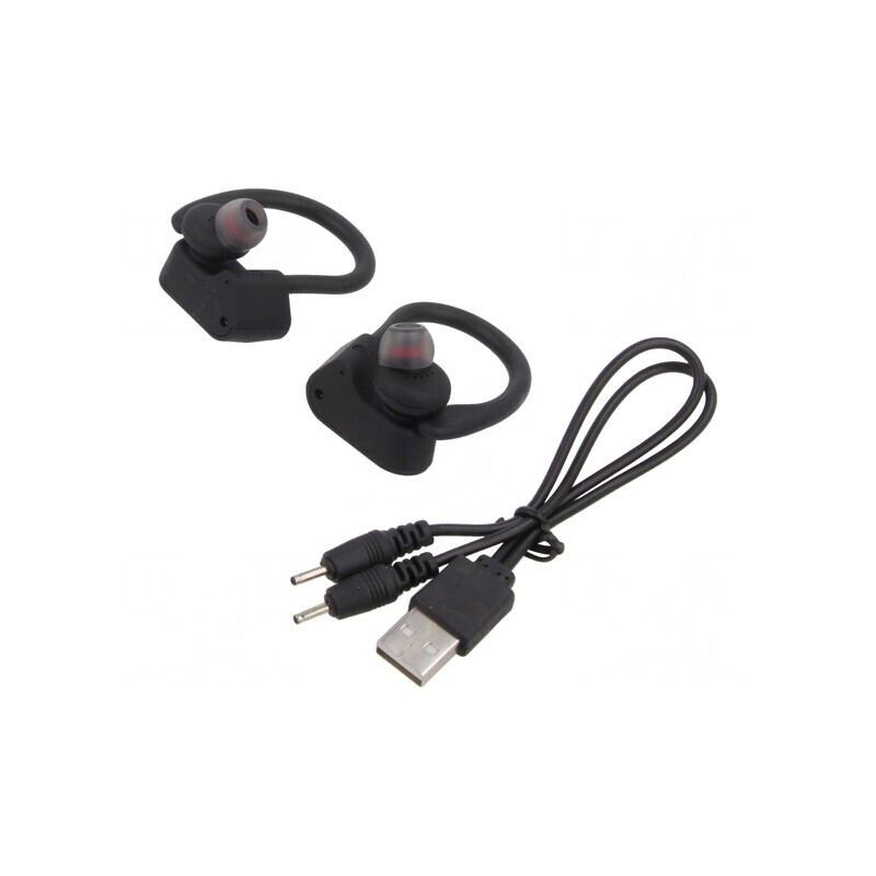 Căști Wireless cu Microfon Negre 20Hz-20kHz 10m 32Ω 90mAh | Electronic-mag.ro | Componente Electronice