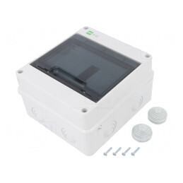 Carcasă pentru aparatură modulară IP55 gri deschis | Electronic-mag.ro | Componente Electronice