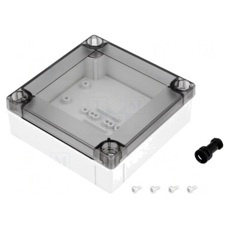 Carcasă Universală Policarbonat 100x100x35mm | Electronic-mag.ro | Componente Electronice