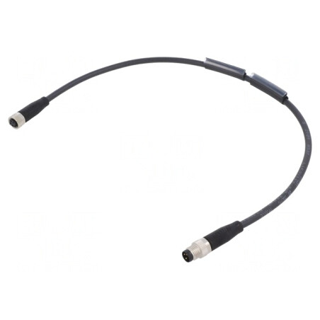 Cablu de conectare drept 0,3m IP67/IP6K9K | Electronic-mag.ro | Componente Electronice