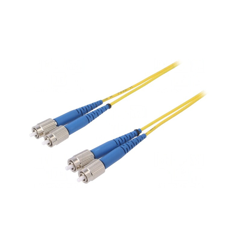 Patch cord fibră FC/UPC 3m galben | Electronic-mag.ro | Componente Electronice