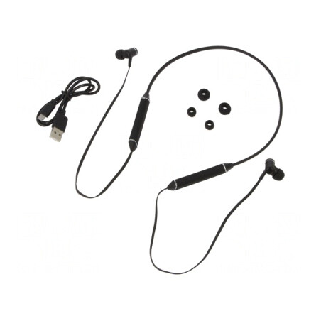 Căști Wireless cu Microfon Negre USB 10m | Electronic-mag.ro | Componente Electronice