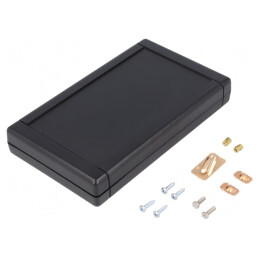 Carcasă Universală Neagră TEKBOX ABS 94x160x25mm | Electronic-mag.ro | Componente Electronice