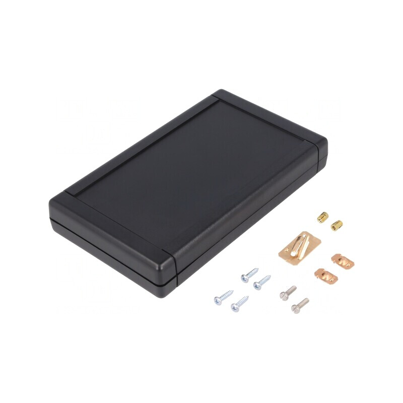 Carcasă Universală Neagră TEKBOX ABS 94x160x25mm | Electronic-mag.ro | Componente Electronice