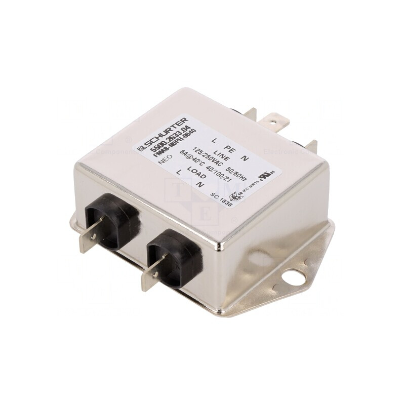 Filtru Anti-Interferențe 250VAC 6A | Electronic-mag.ro | Componente Electronice