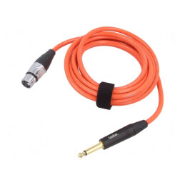 Cablu Audio Jack 6,3mm la XLR Feminin 3m