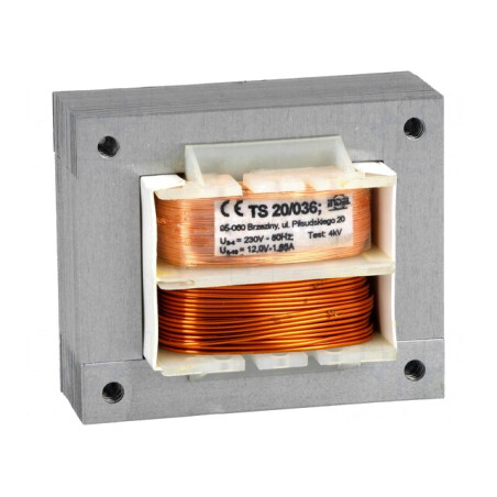 Transformator de Alimentare 20VA 230VAC 12V 1.65A | Electronic-mag.ro | Componente Electronice