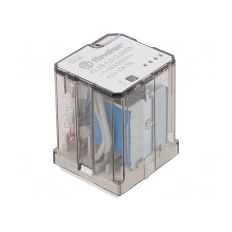 Releu electromagnetic 3PST-NO 12VDC 16A 250VAC PCB | Electronic-mag.ro | Componente Electronice