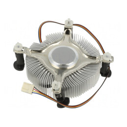 Radiator Aluminiu 12VDC 39.8m3/h 26mmx87.2mm | Electronic-mag.ro | Componente Electronice