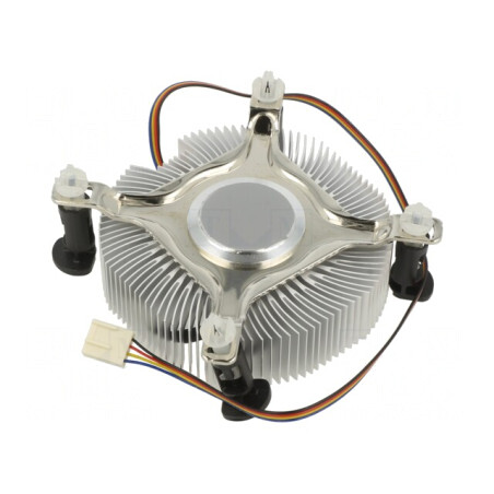 Radiator Aluminiu 12VDC 39.8m3/h 26mmx87.2mm | Electronic-mag.ro | Componente Electronice