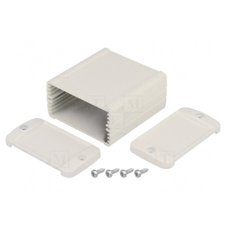 Carcasă universală aluminiu gri 60x70x31mm TEKAM 11.7 | Electronic-mag.ro | Componente Electronice