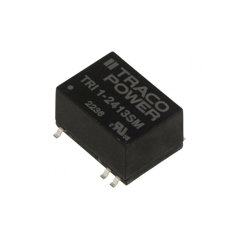 Convertor DC/DC 1W 24V la 15V 68mA TRI 1-2413SM | Electronic-mag.ro | Componente Electronice