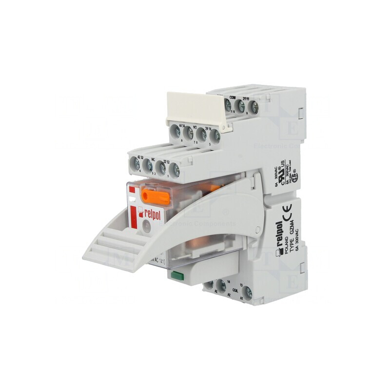 Releu Intermediar 4PDT 230VAC 6A | Electronic-mag.ro | Componente Electronice