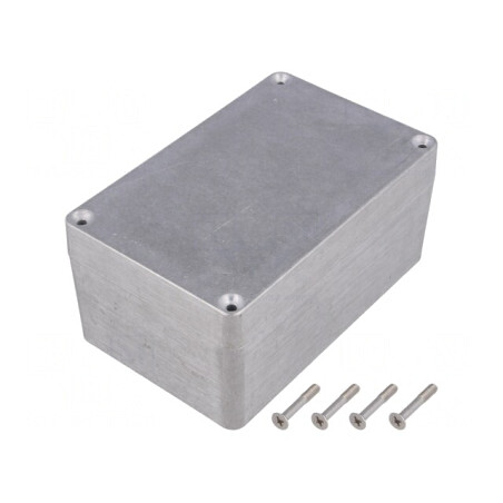 Carcasă universală aluminiu IP66 80mm x 125mm x 58mm | Electronic-mag.ro | Componente Electronice