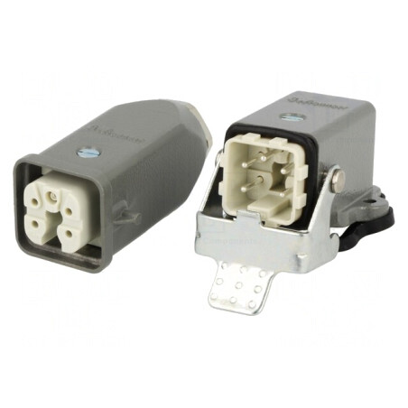 Conector Electric HDC Tată-Mamă 5+4 Pin 3A Metalic | Electronic-mag.ro | Componente Electronice