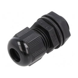 Garnitură de etanșare NPT3/8 Poliamidă Neagră IP66/IP68 | Electronic-mag.ro | Componente Electronice