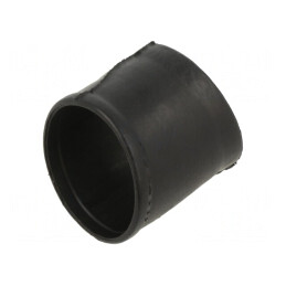 Fiting termocontractibil fără adeziv în unghi 18mm negru | Electronic-mag.ro | Componente Electronice