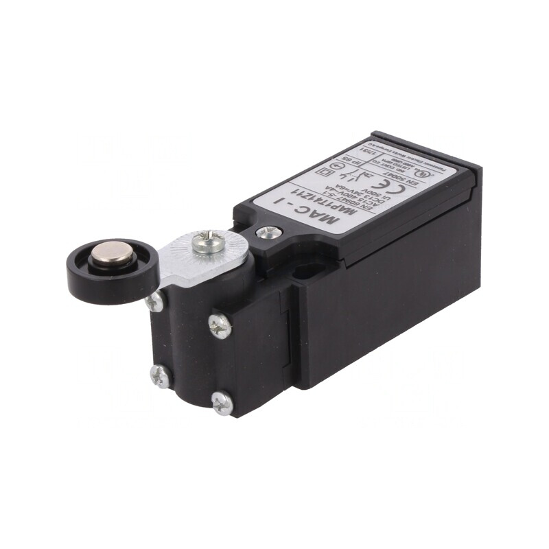 Limitator Cursă Manetă cu Rola din Plastic 35.5mm 10A | Electronic-mag.ro | Componente Electronice