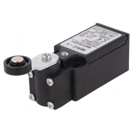 Limitator Cursă Manetă cu Rola din Plastic 35.5mm 10A | Electronic-mag.ro | Componente Electronice