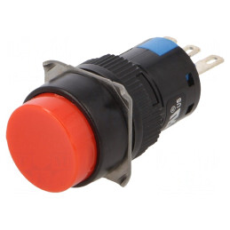 Comutator apăsare ON-ON IP65 5A/250VAC | Electronic-mag.ro | Componente Electronice