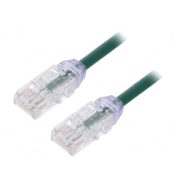 Patch Cord UTP Cat 6a 2m Verde LSZH 28AWG | Electronic-mag.ro | Componente Electronice