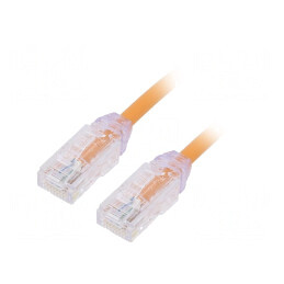 Patch Cord TX6A-28 U/UTP Cat 6a LSZH Portocaliu 2m | Electronic-mag.ro | Componente Electronice