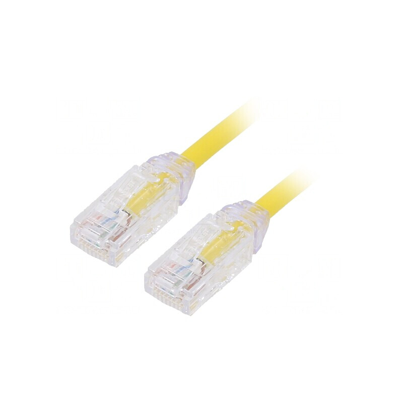 Patch Cord UTP Cat6a Galben 2m 28AWG | Electronic-mag.ro | Componente Electronice Patch Cord UTP Cat6a Galben 2m 28AWG | Electronic-mag.ro | Componente Electronice
