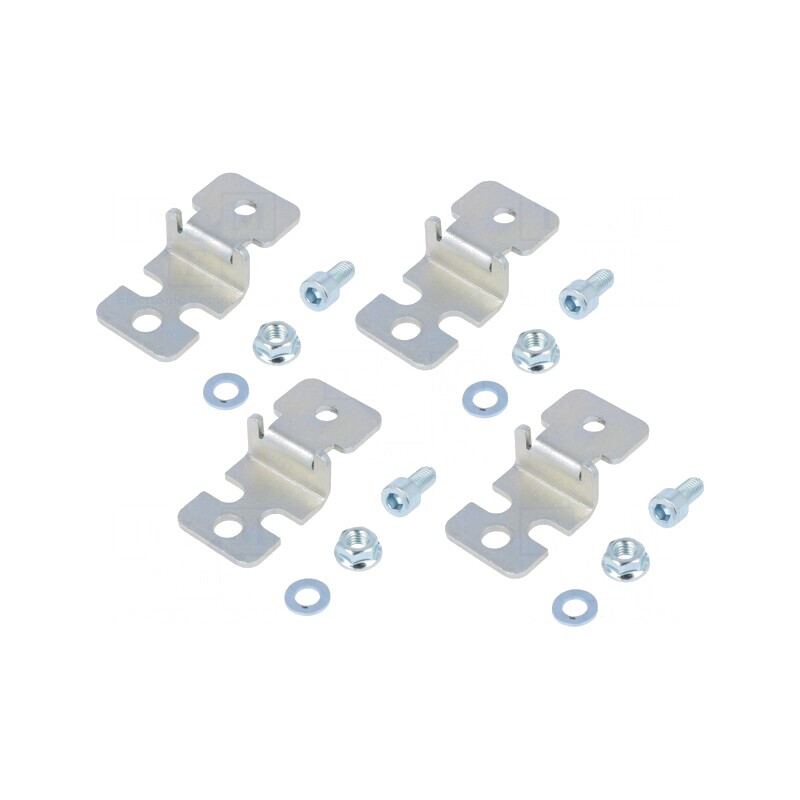 Suport Fixare pe Perete Otel pentru Carcase 4buc. | Electronic-mag.ro | Componente Electronice