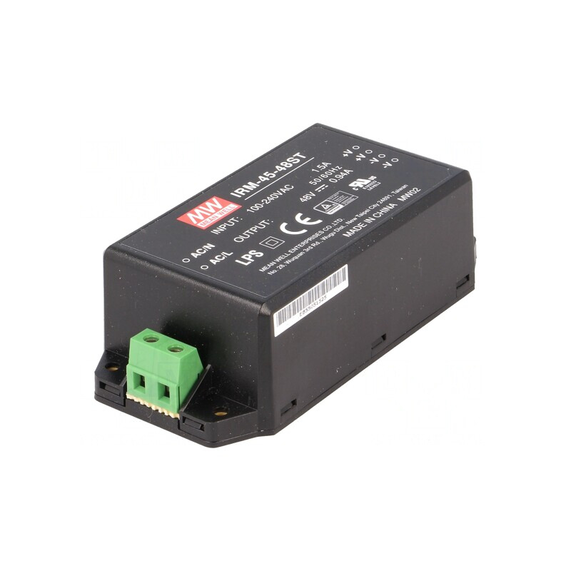 Alimentator Pulsatoriu Modular 45 12W 48VDC | Electronic-mag.ro | Componente Electronice