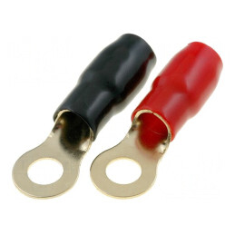 Terminale Inelare M8 Izolate 35mm2 Aurite 20 Buc. | Electronic-mag.ro | Componente Electronice