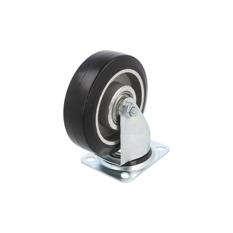 Roată de transport 125mm, 150kg | Electronic-mag.ro | Componente Electronice