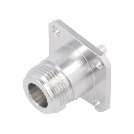Soclu N mamă 50Ω PTFE argintat | Electronic-mag.ro | Componente Electronice