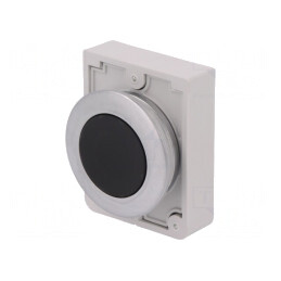 Comutator negru 30mm acţionat prin apăsare | Electronic-mag.ro | Componente Electronice