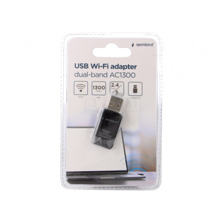 Adaptor WiFi USB 3.0 Negru | Electronic-mag.ro | Componente Electronice