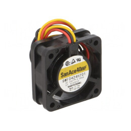 Ventilator axial 24V 40x40x15mm 11,7m3/h 38dBA cu bilă | Electronic-mag.ro | Componente Electronice
