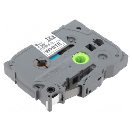 Bandă Albă 9mm x 8m cu Text Negru TZE-FX221 | Electronic-mag.ro | Componente Electronice