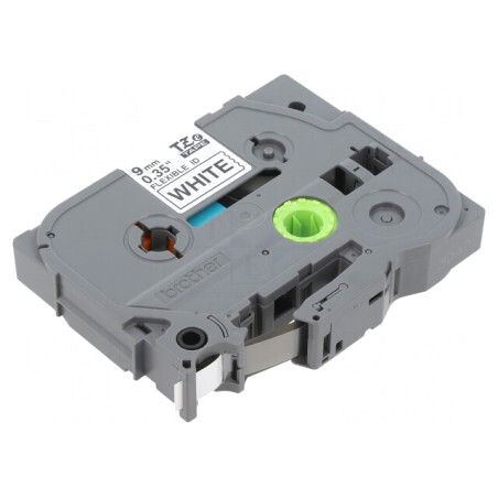 Bandă Albă 9mm x 8m cu Text Negru TZE-FX221 | Electronic-mag.ro | Componente Electronice