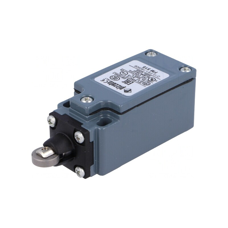 Limitator cursă rolă oțel 12mm NO NC 10A 500VAC FM 515 | Electronic-mag.ro | Componente Electronice