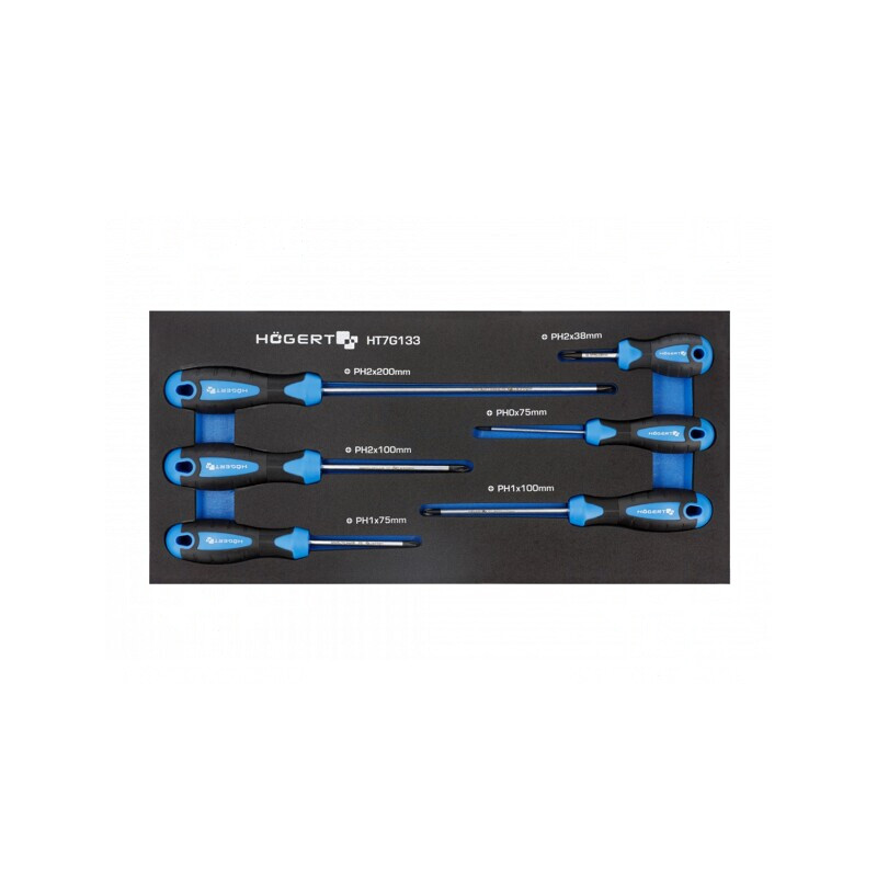 Set Șurubelnițe cu Inserție din Spumă 6 Bucăți | Electronic-mag.ro | Componente Electronice