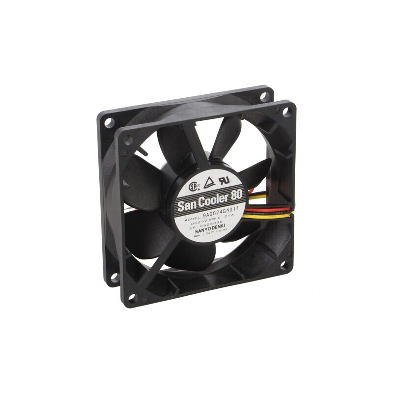 Ventilator DC Axial 24V 80x80mm 90m3/h 40dBA | Electronic-mag.ro | Componente Electronice Ventilator DC Axial 24V 80x80mm 90m3/h 40dBA | Electronic-mag.ro | Componente Electronice