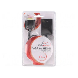 Adaptor HDMI 1.4 0,15m Full HD Negru | Electronic-mag.ro | Componente Electronice